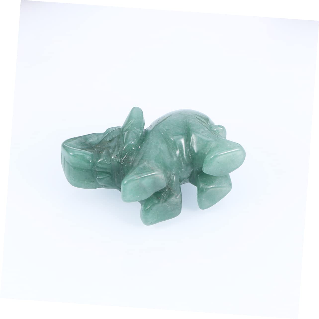 Amazon｜USHOBE 彫像 置物 風水 水 象 像 翡翠 象 彫刻 翡翠 象 像